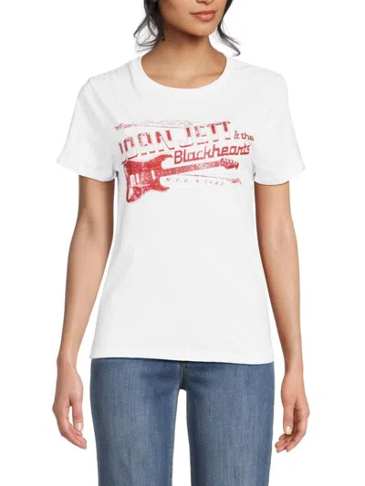Prince Peter Collection Women's Joan Jett Graphic T-shirt In White
