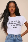 PRINCE PETER COOL MOM WHITE SHORT SLEEVE GRAPHIC TEE