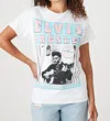Prince Peter Elvis Sun Studio Crop Tee In White In White