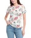 Prince Peter Floral Print T-shirt In White