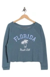 Prince Peter Florida Beach Graphic Sweatshirt In Blue