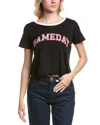 Prince Peter Graphic Boyfriend Crop T-shirt In Black