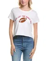 Prince Peter Graphic Boyfriend Crop T-shirt In White