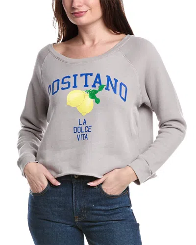 Prince Peter Graphic Cropped Sweatshirt In Grey