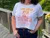 Prince Peter Janis Joplin Cropped Top In White In White