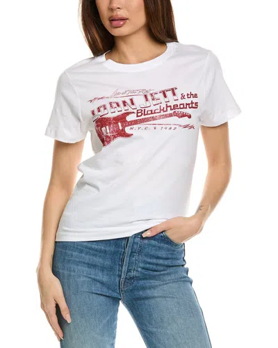 Prince Peter Joan Jett Guitar T-shirt In White