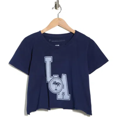 Prince Peter La Palm Tree Graphic T-shirt In Blue