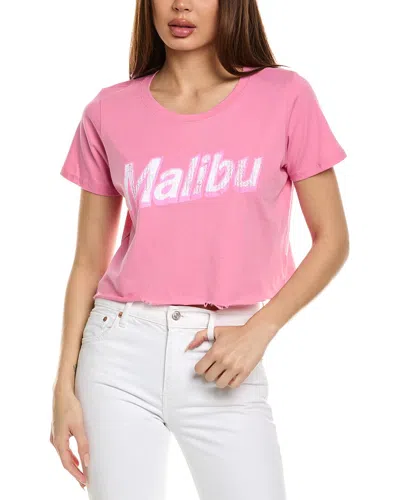 Prince Peter Malibu Barbie Crop T-shirt In Pink