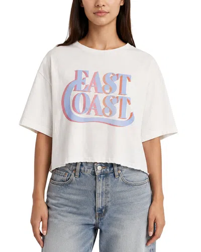 Prince Peter Oversized Crop Top In White