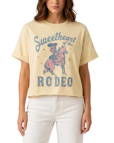 Prince Peter Oversized Crop Top In Yellow