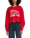 Prince Peter Park City Cropped Sweatshirt In Red