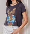 Prince Peter Phoenix Festival Tour Crop Tee In Black In Black