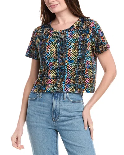 Prince Peter Python Crop T-shirt In Multi