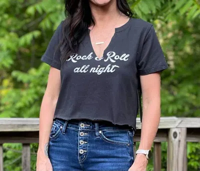 Prince Peter Rock & Roll All Night Shirt In Black