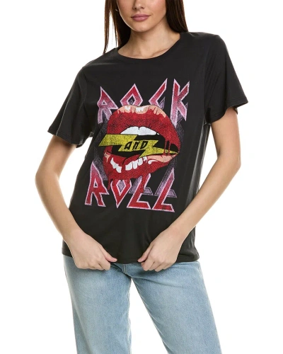 Prince Peter Rock N Roll Mouth T-shirt In Black