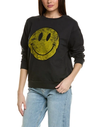 Prince Peter Smiley Face Pullover In Black