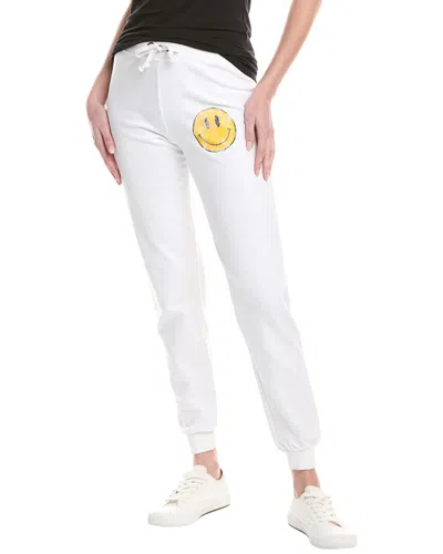 Prince Peter Smiley Jogger Pant In White