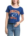 Prince Peter Syracuse Football Boyfriend Crop T-shirt In Blue