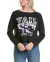 Prince Peter Vail Après Ski Crop Pullover In Black