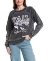 Prince Peter Vail Apres Ski Oversized Burnout Sweatshirt In Black
