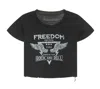 Prince Peter Freedom Festival Crop T-shirt In Black