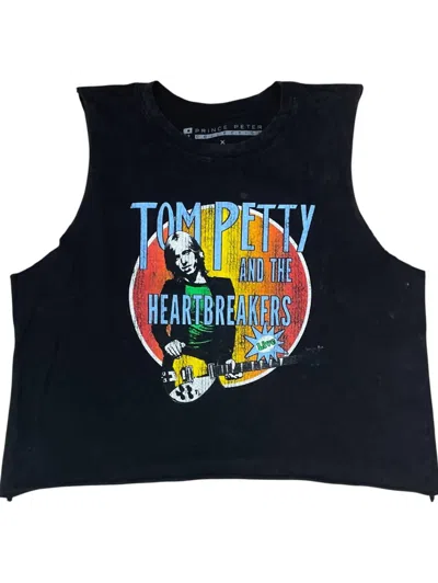 Prince Peter Women's Tom Petty Muscle Tee In Black