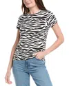 Prince Peter Zebra Fitted T-shirt In Black