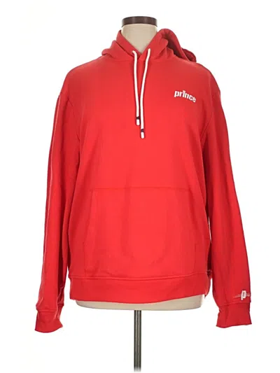 Pre-owned Prince Pullover Hoodie In Red