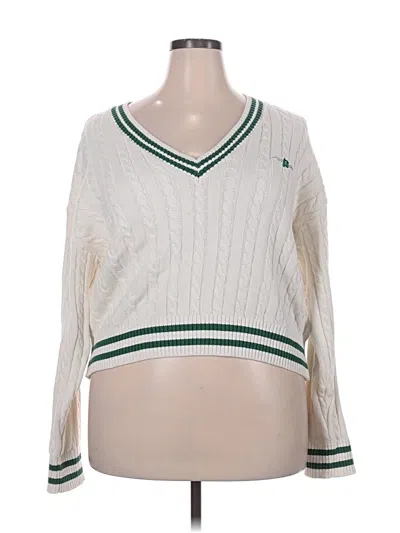 Pre-owned Prince Pullover Sweater In White