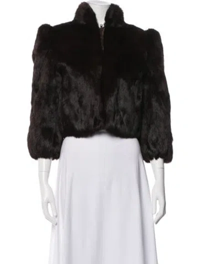 Pre-owned Princess Caravelle Fur Jacket In Brown