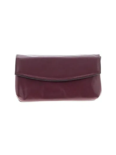 Pre-owned Princess Gardner Leather Wallet In Burgundy
