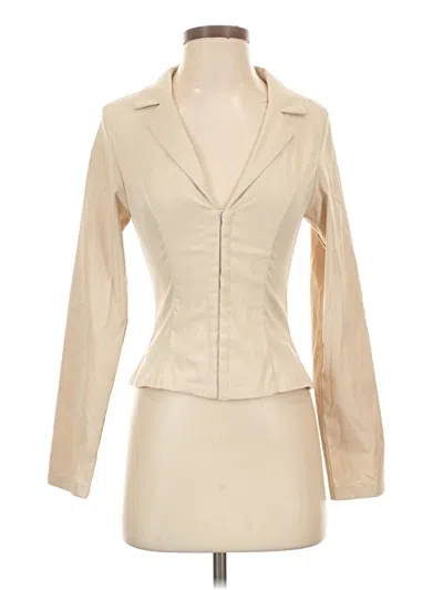 Pre-owned Princess Polly 3/4 Sleeve Blouse In Ivory