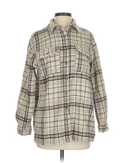 Pre-owned Princess Polly 3/4 Sleeve Blouse In White