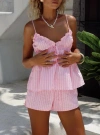 Princess Polly Abigayle Shorts In Pink Stripe