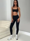 Princess Polly Active Dellah Ruched Back Leggings Black In Black