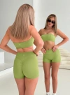 Princess Polly Active End Goal Active Bandeau Top In Green
