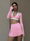 Princess Polly Active Vitality Long Sleeve Active Crop In Pink