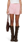 Princess Polly Addee Recycled Cotton Boxer Shorts