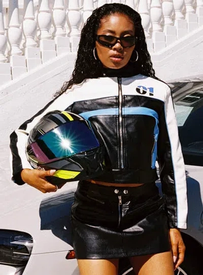 Princess Polly Aero Speed Jacket In Black