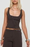 Princess Polly Airi Top In Brown