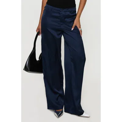 Princess Polly Alaina Satin Wide Leg Pants