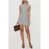 Princess Polly Alfalfa Stripe Cotton Blend Minidress In White