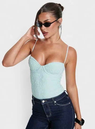 Princess Polly Alorah Textured Bodysuit In Pattern