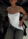 Princess Polly Amabella Asymmetric Top In White