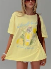 Princess Polly Amalfi Coast Oversized Graphic Tee
