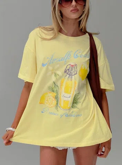 Princess Polly Amalfi Coast Oversized Graphic Tee