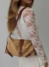 Princess Polly Anatolius Faux Suede Shoulder Bag