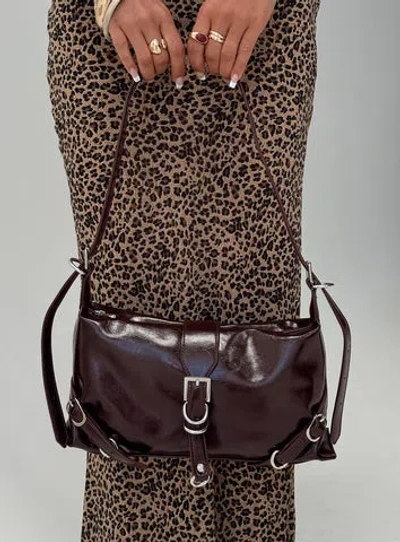 Princess Polly Anatolius Shoulder Bag In Brown