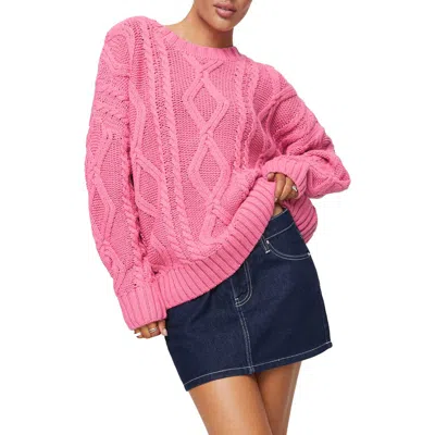 PRINCESS POLLY PRINCESS POLLY ANAYA CABLE STITCH OVERSIZED SWEATER