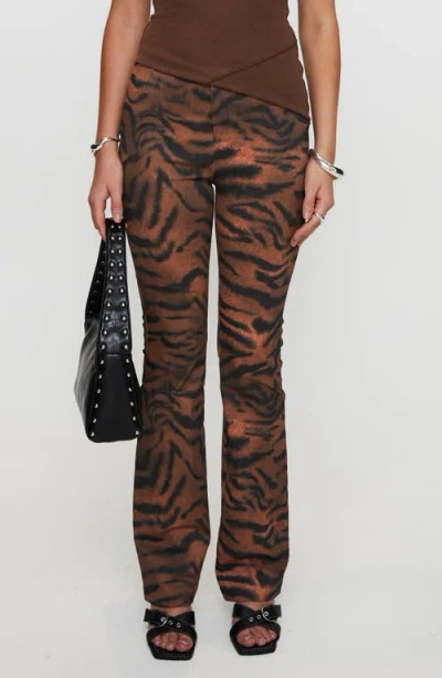 Princess Polly Andrina Tiger Stripe Straight Leg Pants